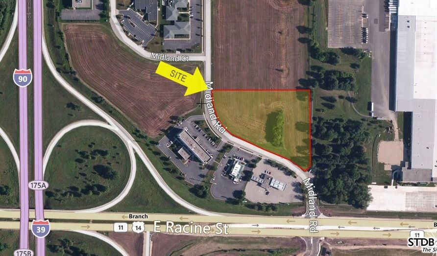 Land For Sale: 631 Midland Rd: 631 Midland Road, Janesville, WI 53546